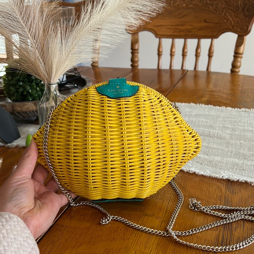 Kate Spade Wicker Lemon Purse